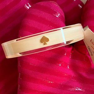 ♠️ Kate Spade ♠️ Lucite Bangle Bracelet - NWT